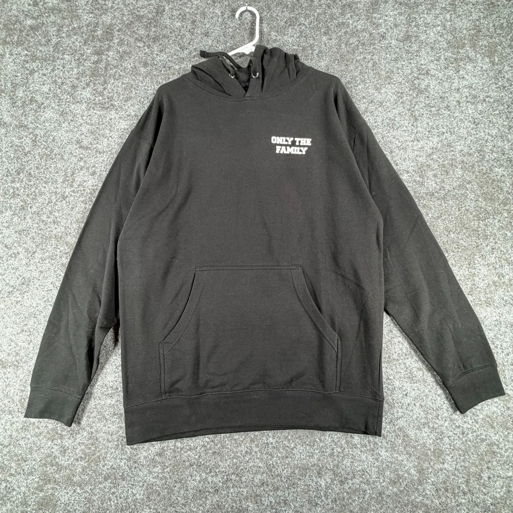 OTF‎ Hoodie Mens Large Black Fleece Lined Kangaroo Pocket Hip Hop Rapper Graphic